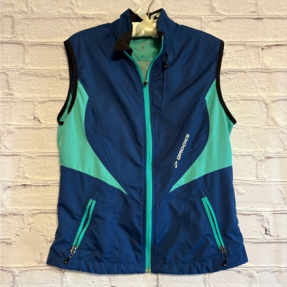Brooks Blue and Teal Athletic Vest
